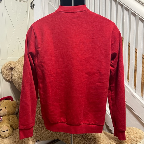 EUC Men’s X-Small (Italian Size 44) Dolce & Gabbana Logo-embossed Sweatshirt Red - Picture 10 of 16